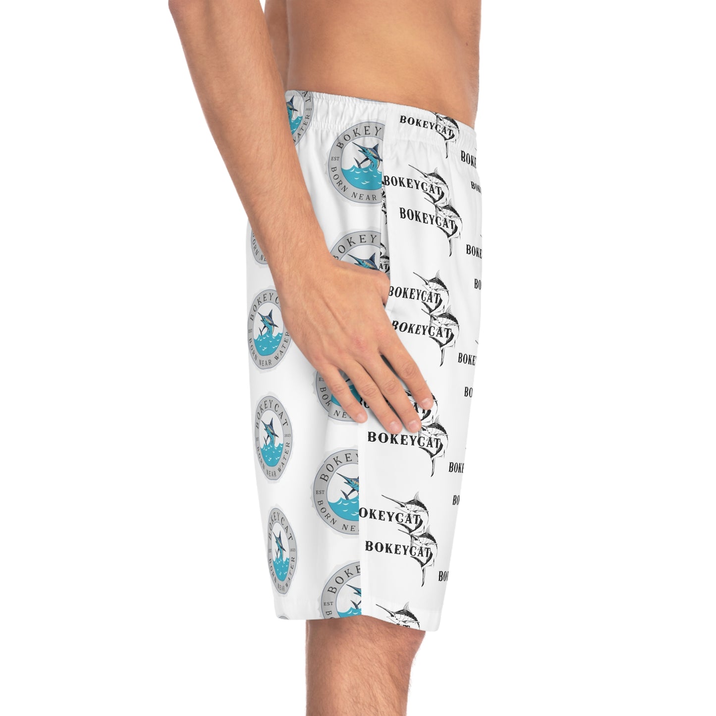 BokeyCat Men's Board Shorts (ChrisCross)