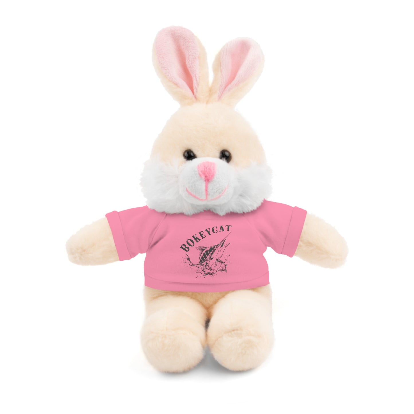 BokeyCat Stuffed Animals w Tee Shirt