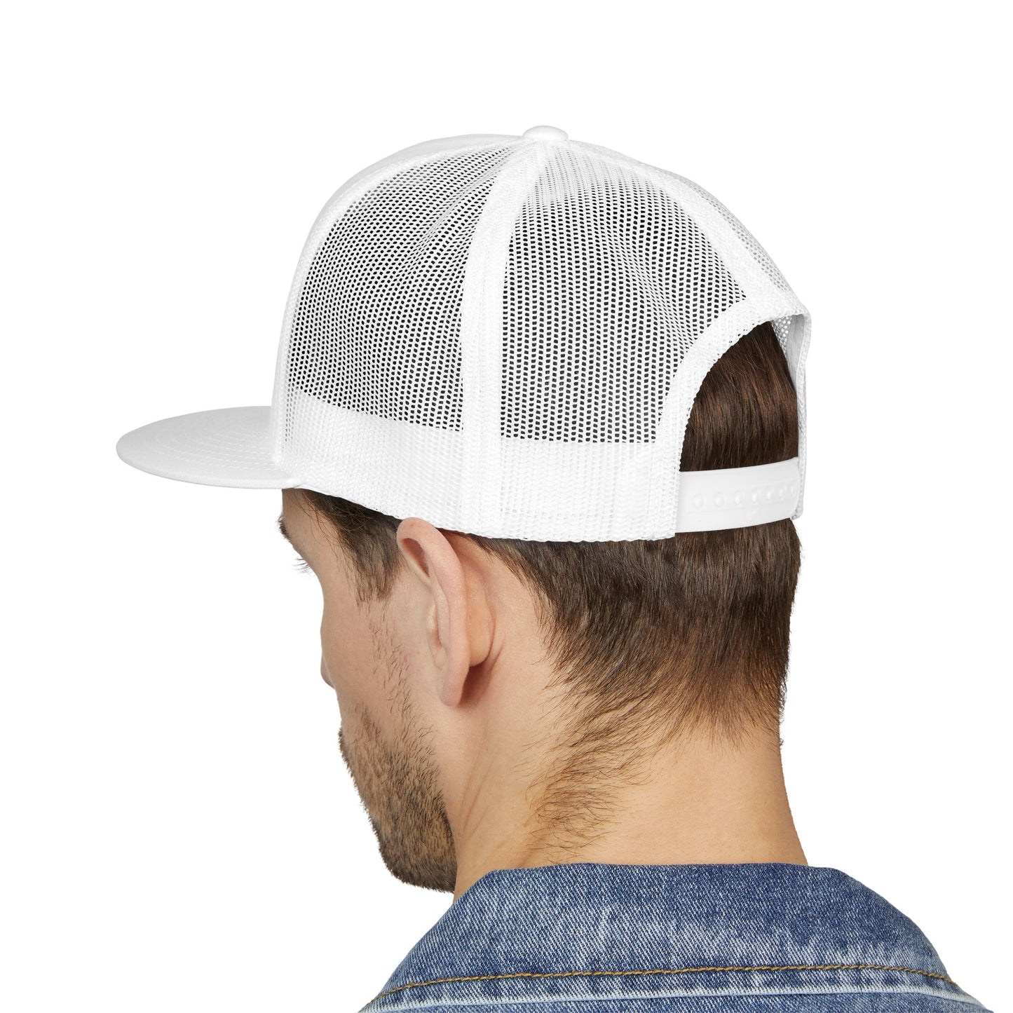 BokeyCat 5 Panel Trucker Cap Embroidery Logo
