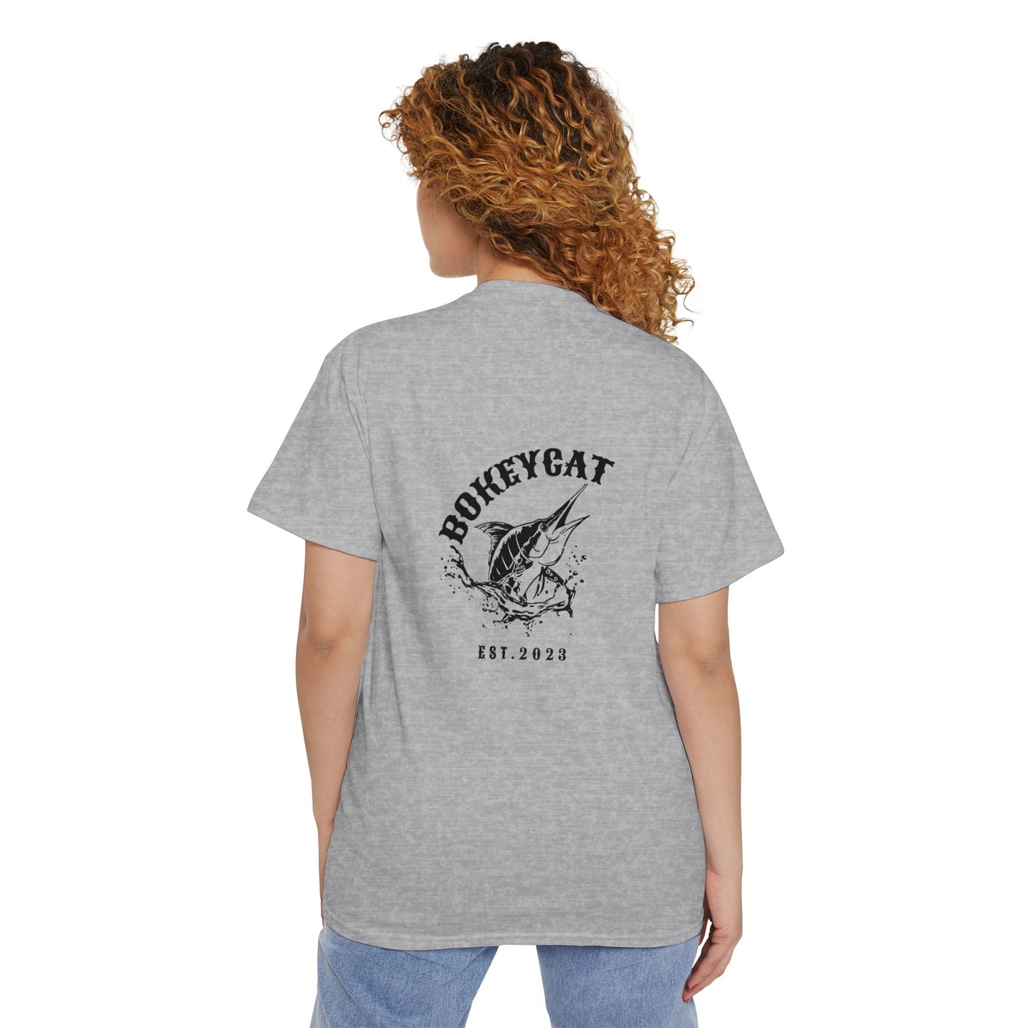 BokeyCat Unisex Heavy Cotton Pocket Tee