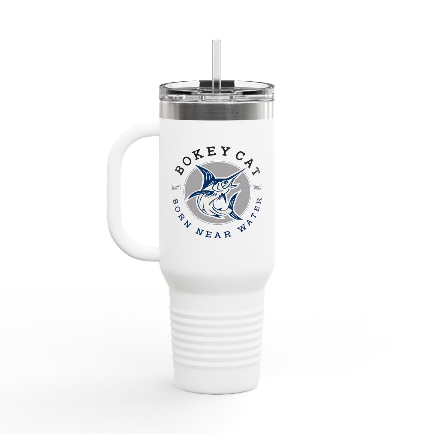 BokeyCat Insulated Travel Mug, 40oz