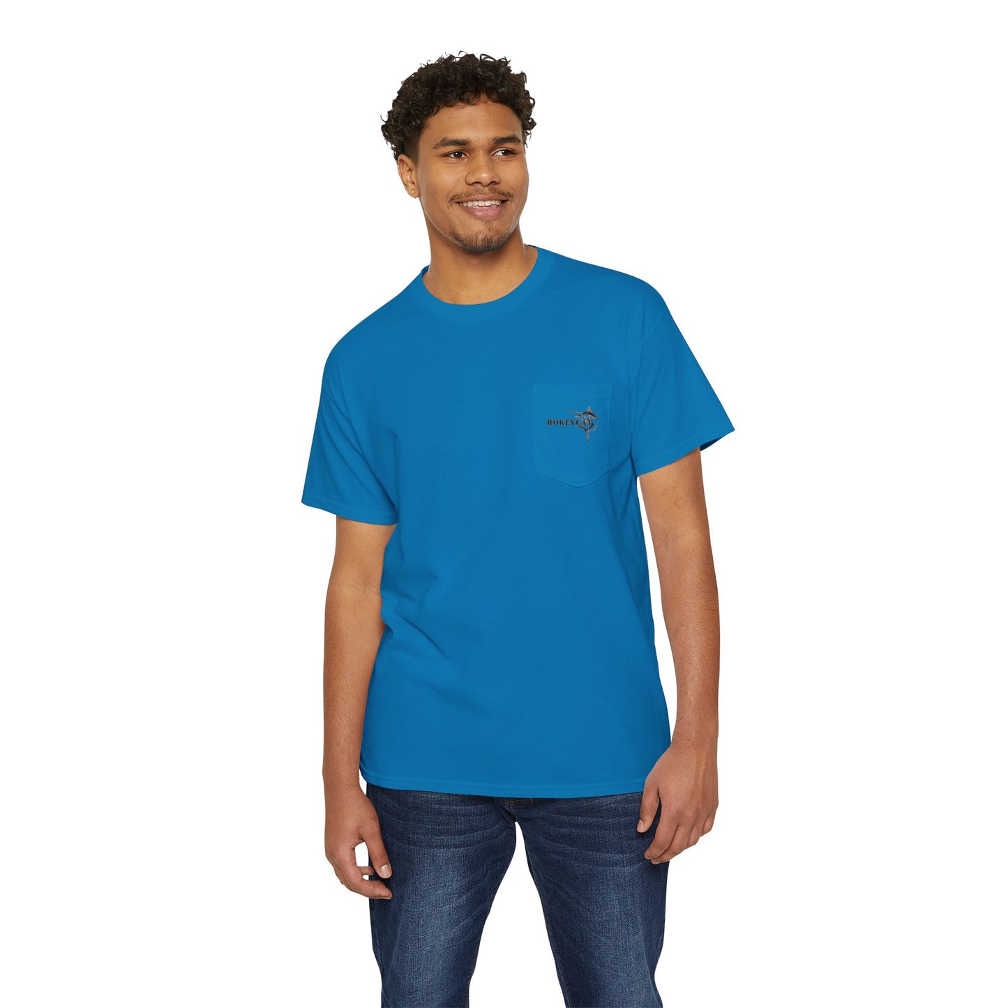 BokeyCat Unisex Heavy Cotton Pocket Tee