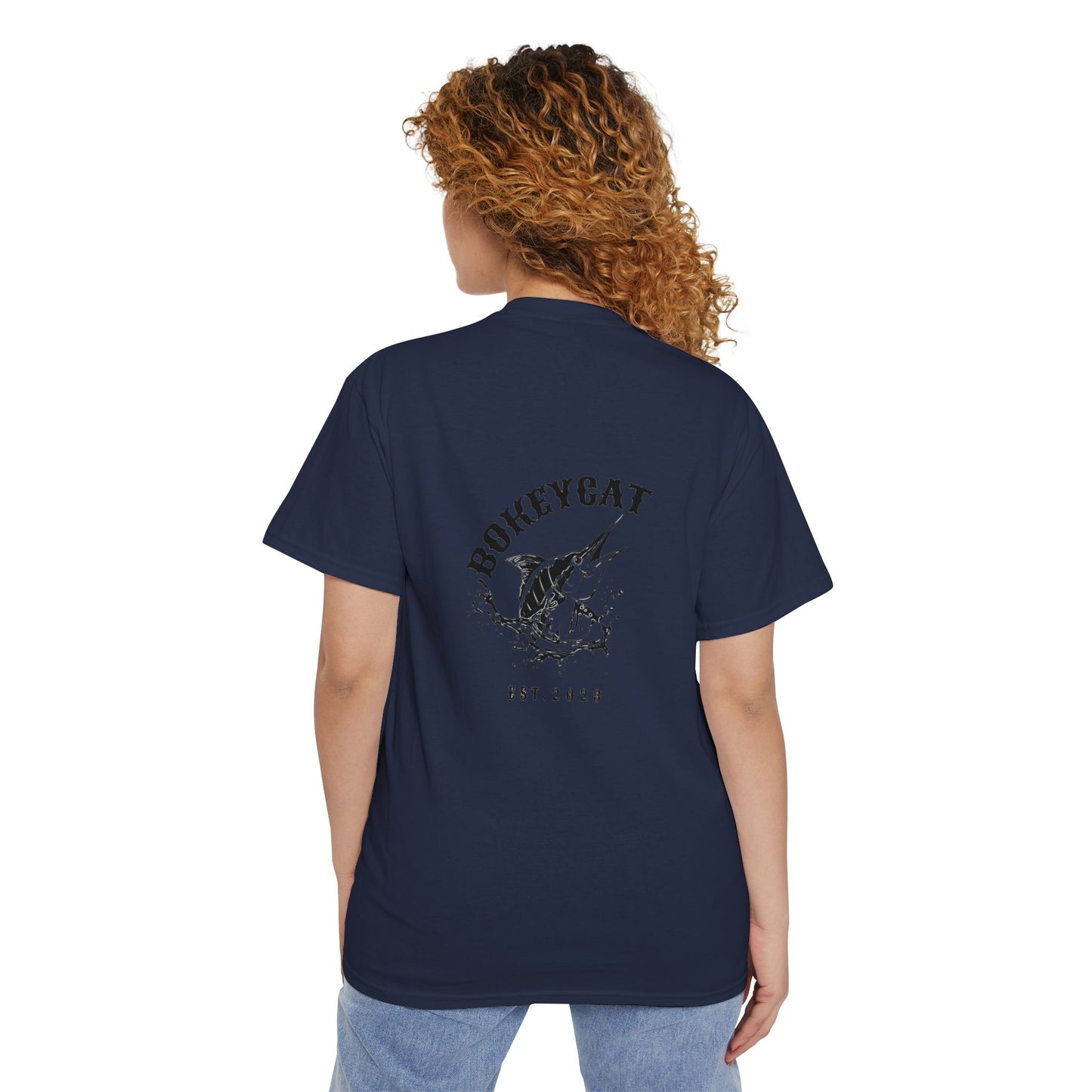 BokeyCat Unisex Heavy Cotton Pocket Tee