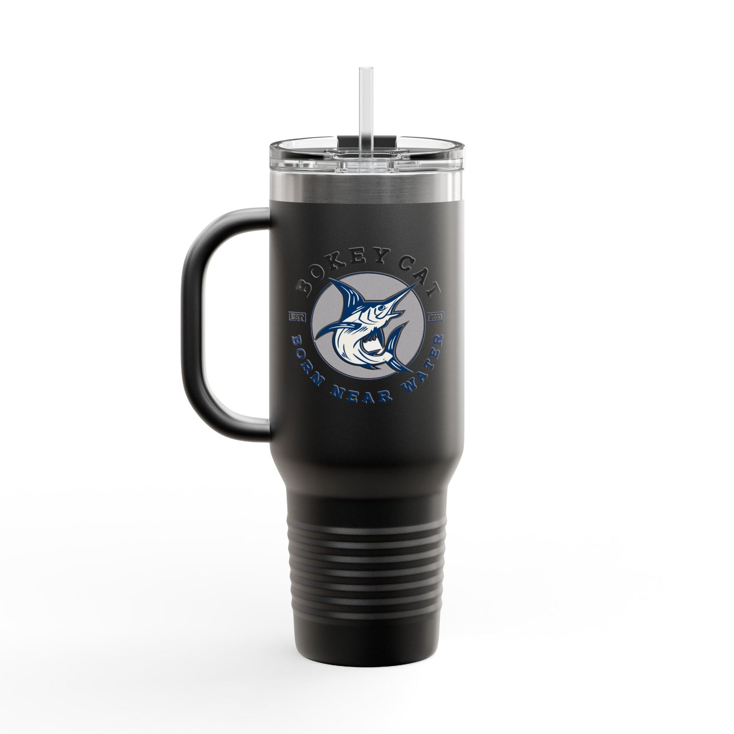BokeyCat Insulated Travel Mug, 40oz
