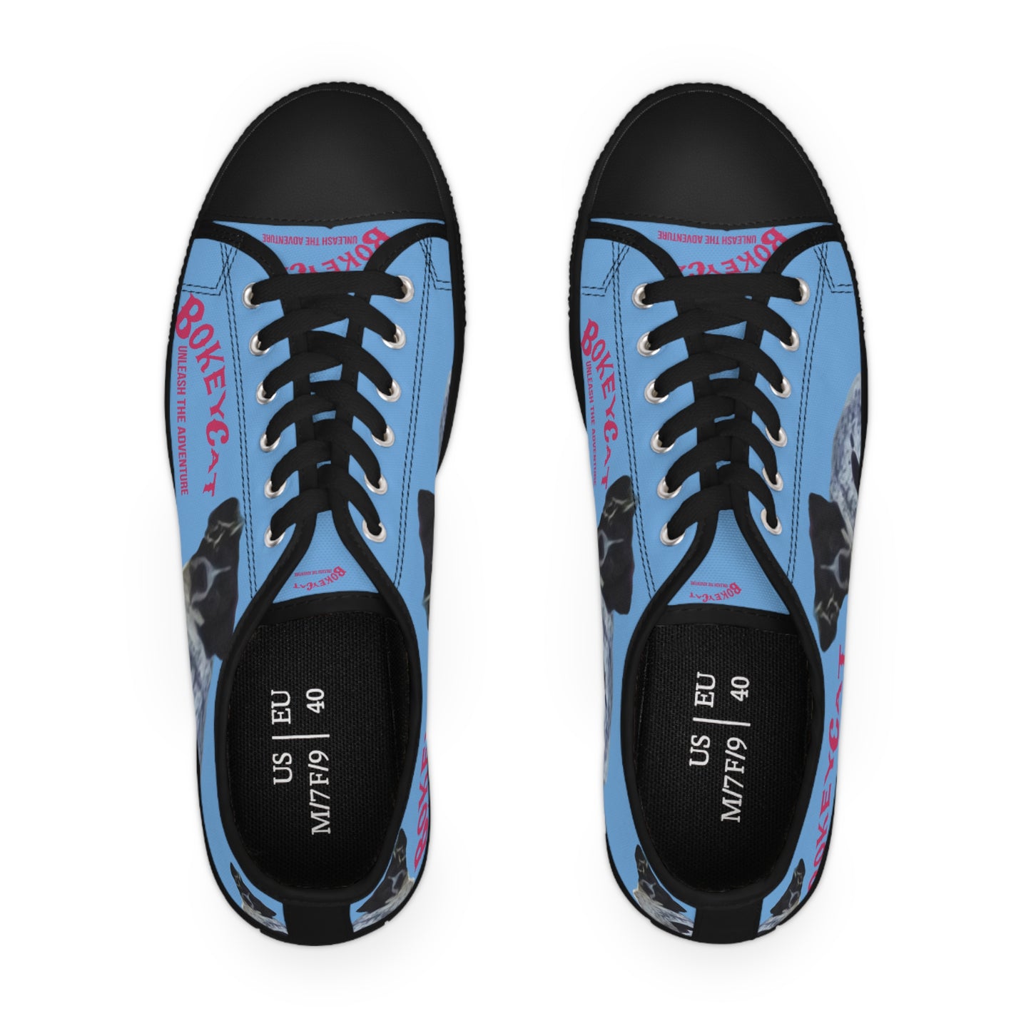 BokeyCat Women's Low Top Sneakers. (Chloe Collection)
