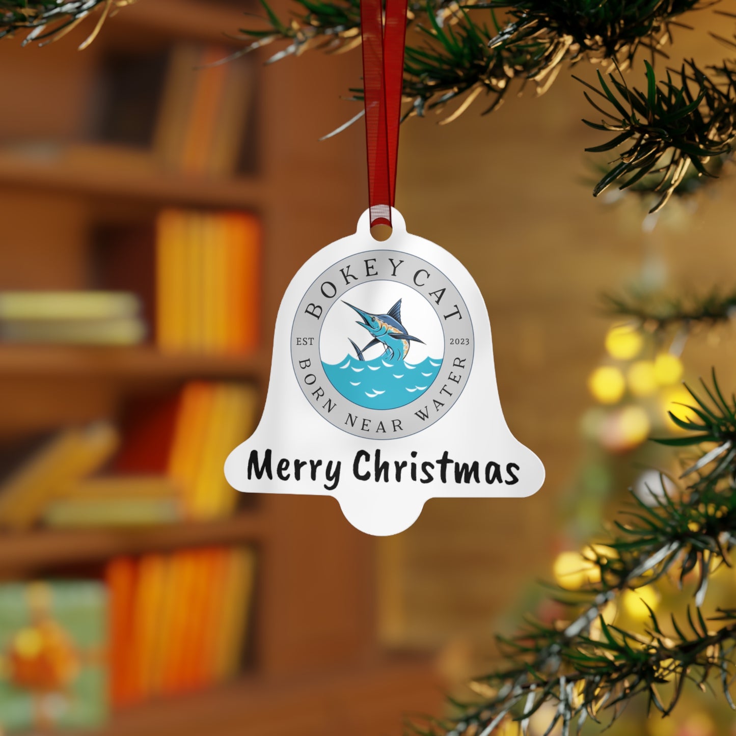 BokeyCat Metal Ornaments