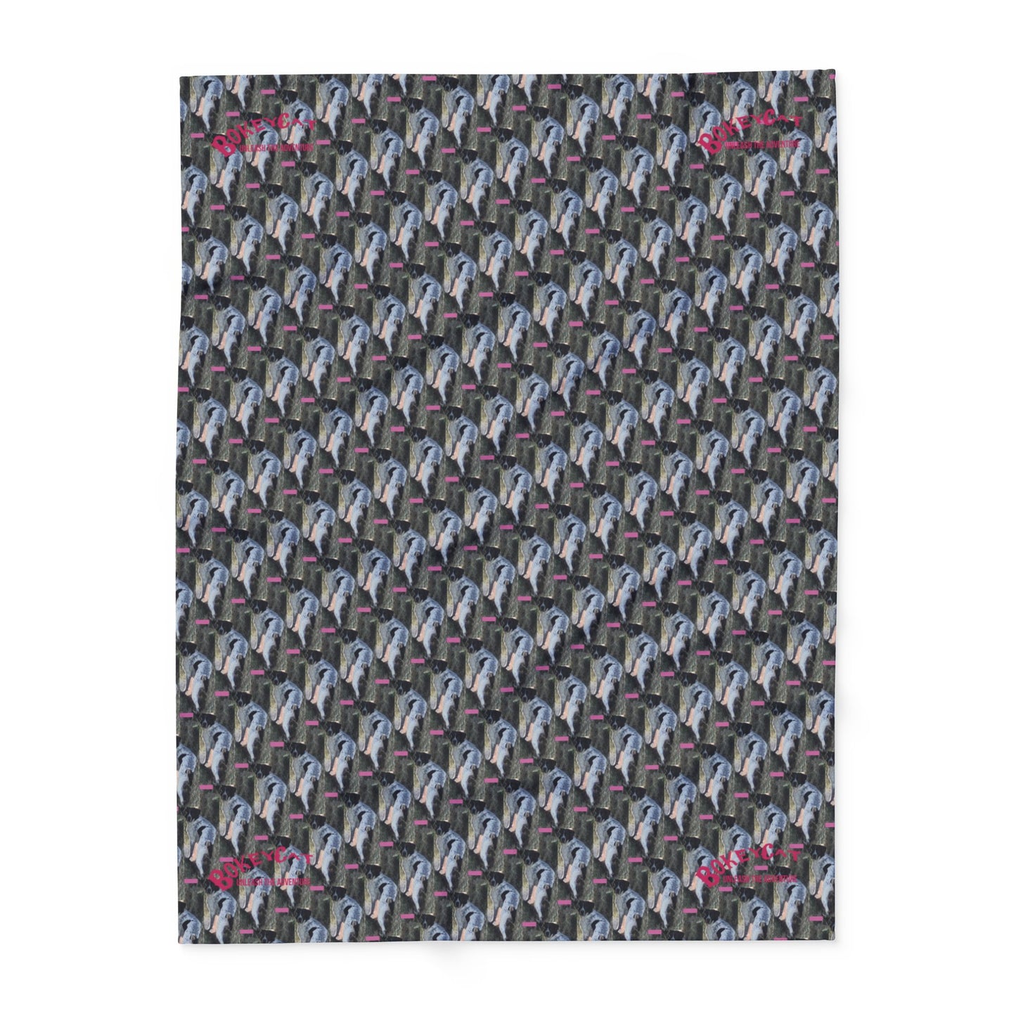 BokeyCat Arctic Fleece Blanket. (Chloe Collection)