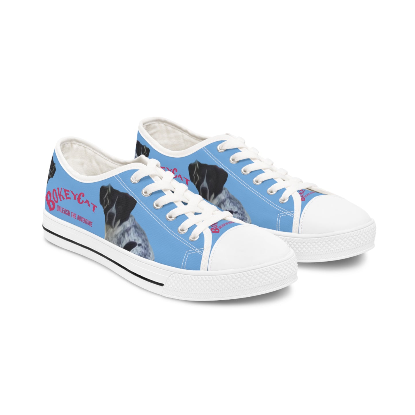 BokeyCat Women's Low Top Sneakers. (Chloe Collection)