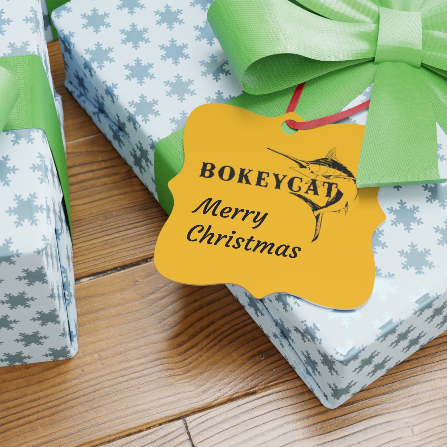 BokeyCat Aluminum Ornaments, 1pc