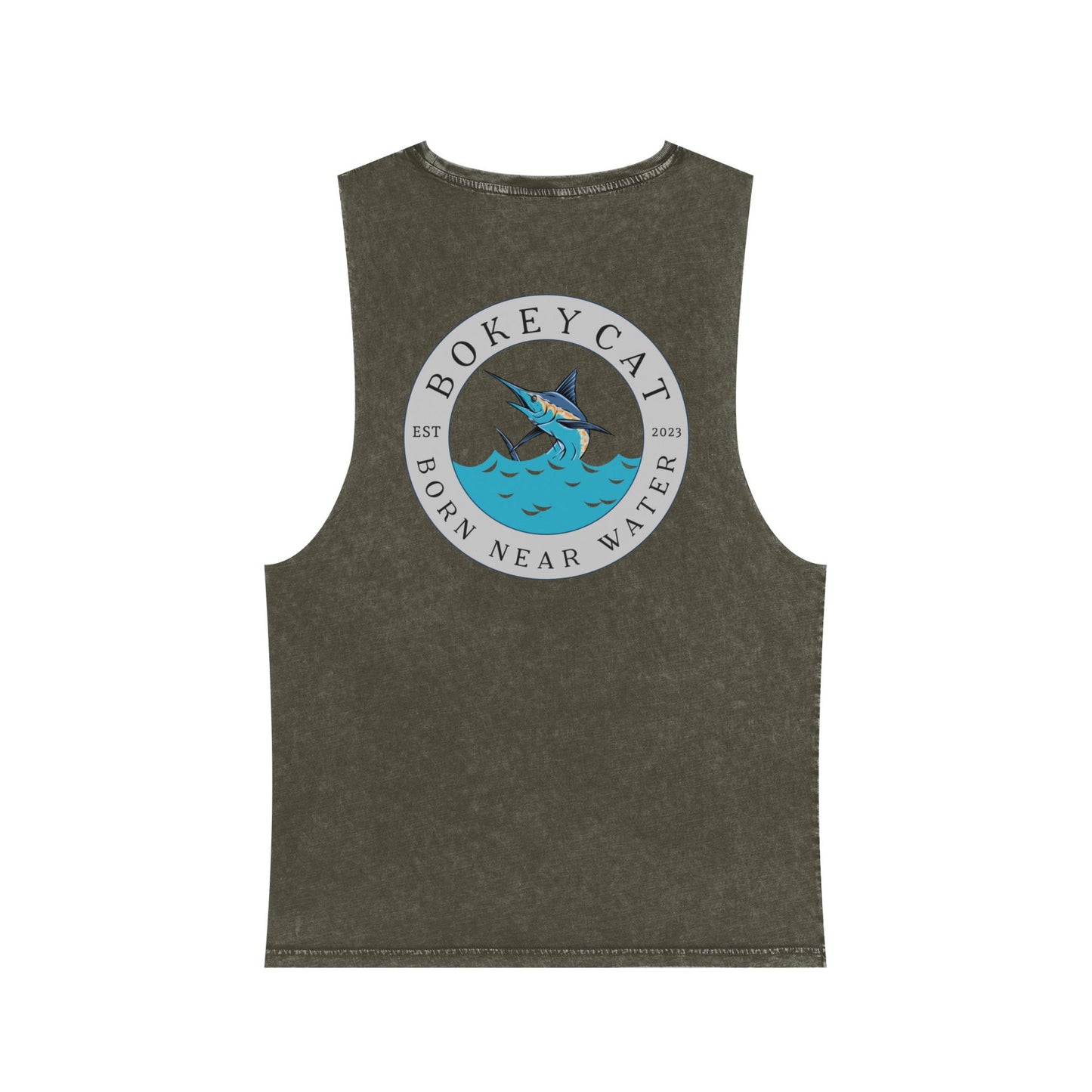 BokeyCat Unisex Stonewash Tank Top