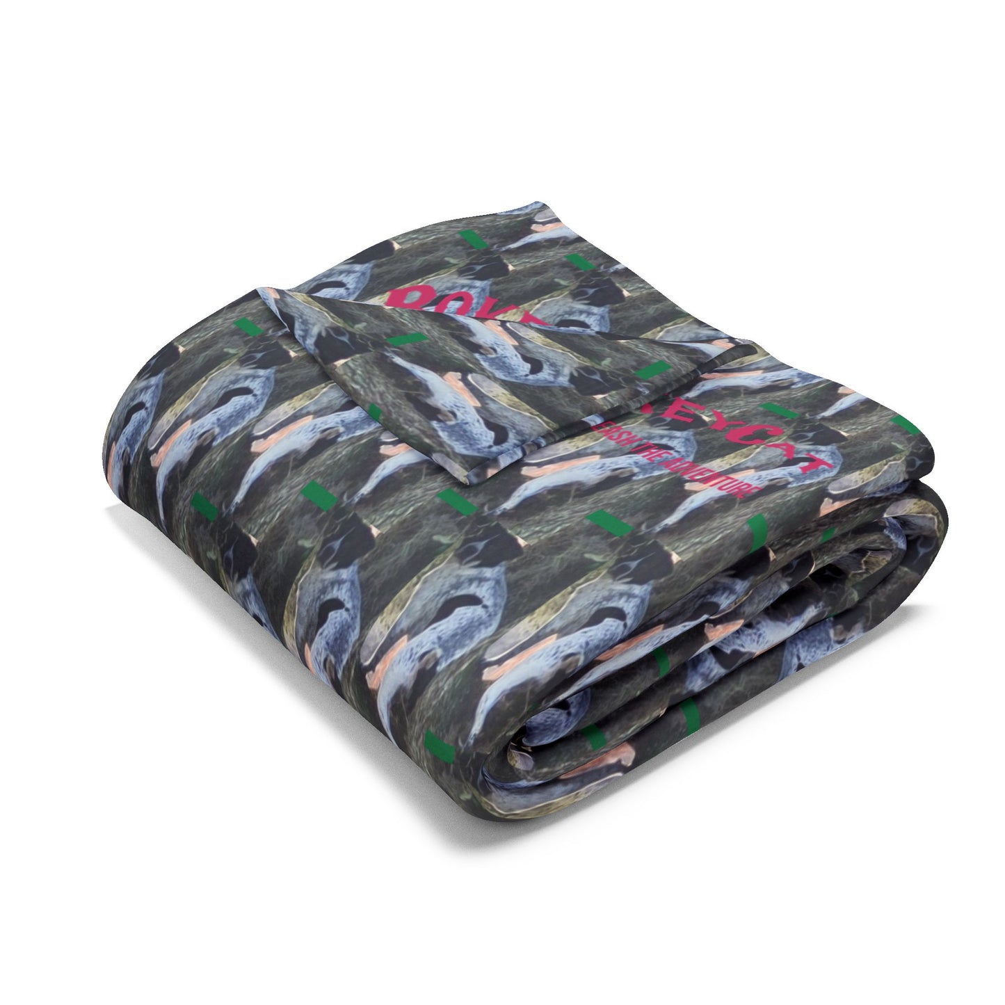 BokeyCat Arctic Fleece Blanket. (Chloe Collection)
