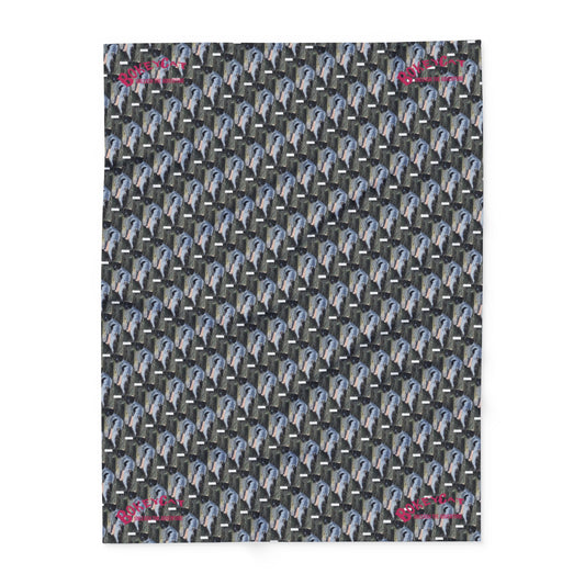 BokeyCat Arctic Fleece Blanket. (Chloe Collection)