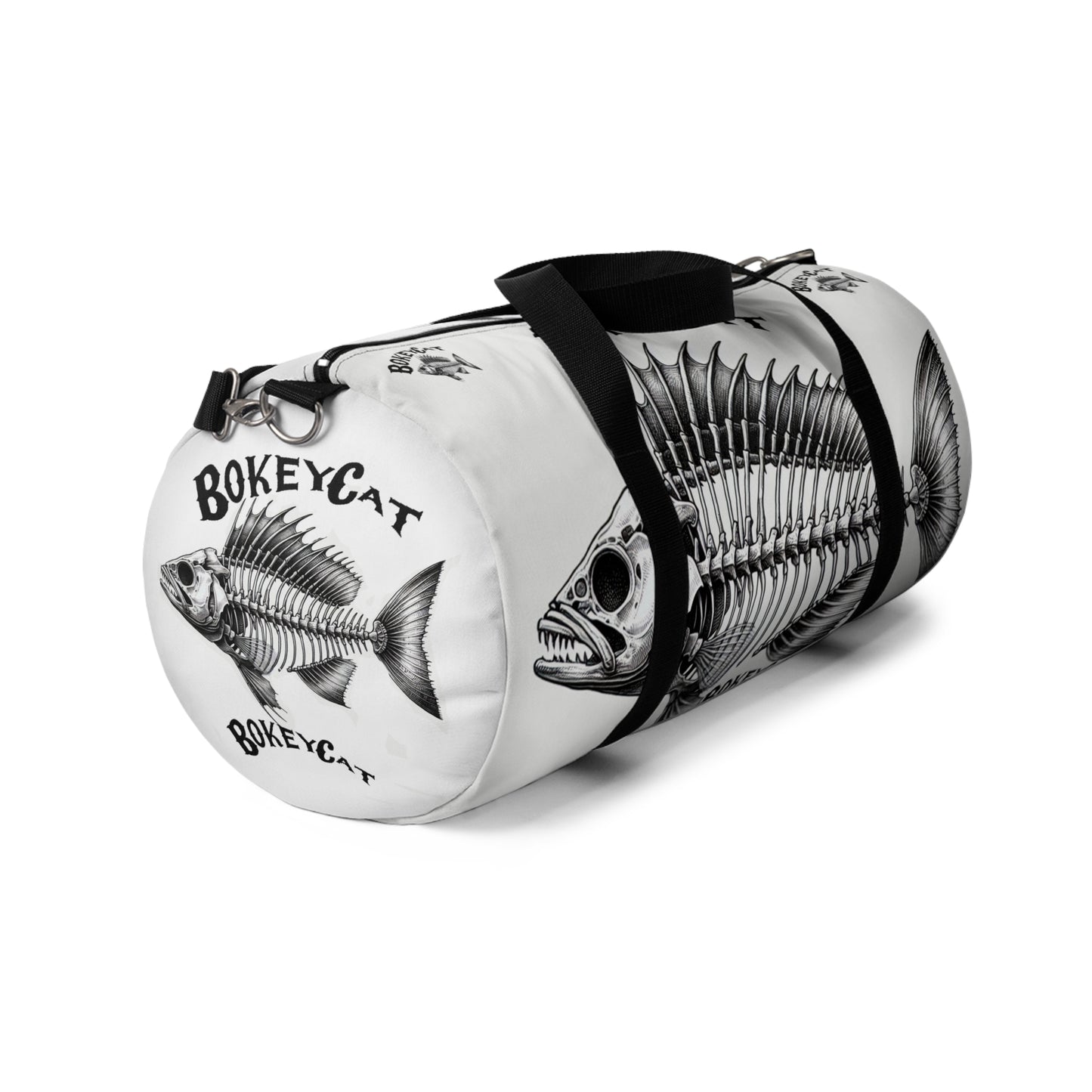 BokeyCat Bones Duffel Bag, Gym Bag, Fishing Gear Bag