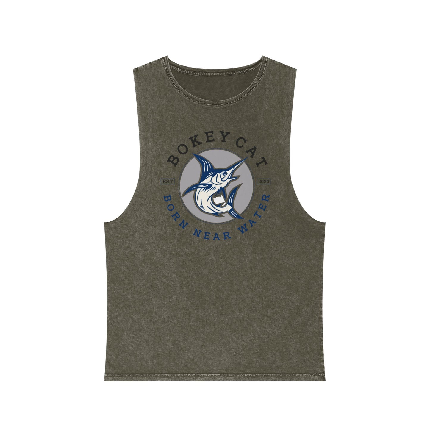 BokeyCat Unisex Stonewash Tank Top