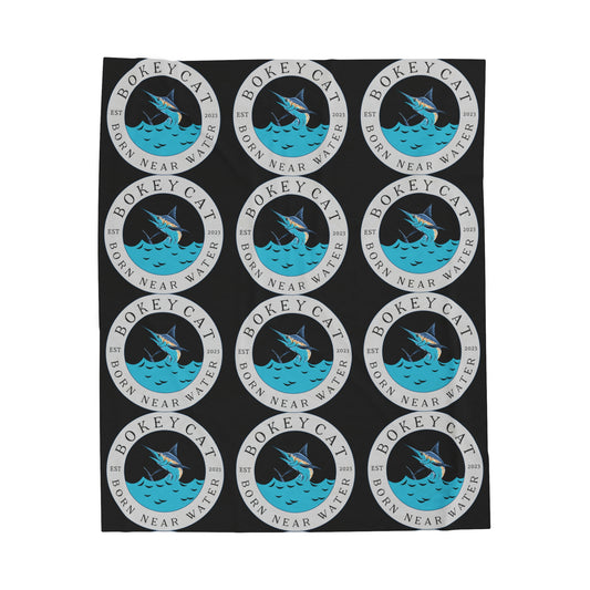 BokeyCat Velveteen Plush Blanket