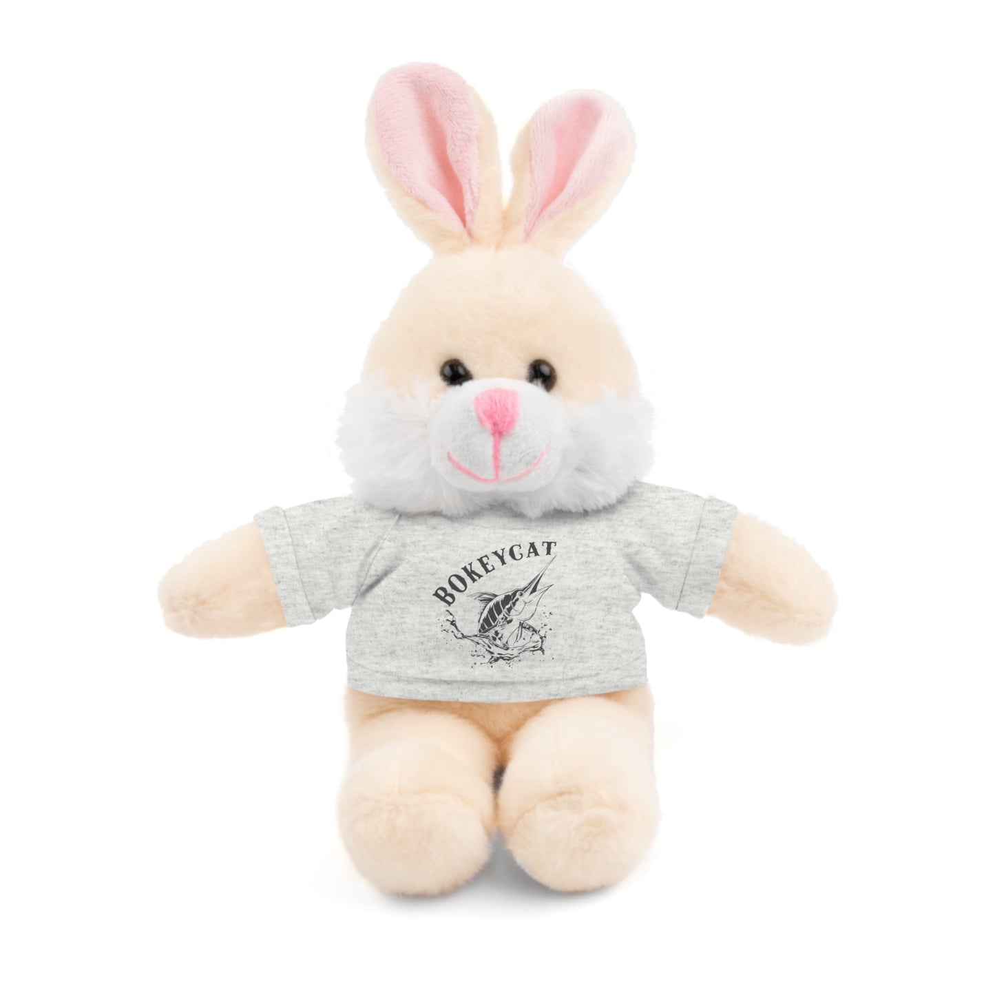 BokeyCat Stuffed Animals w Tee Shirt