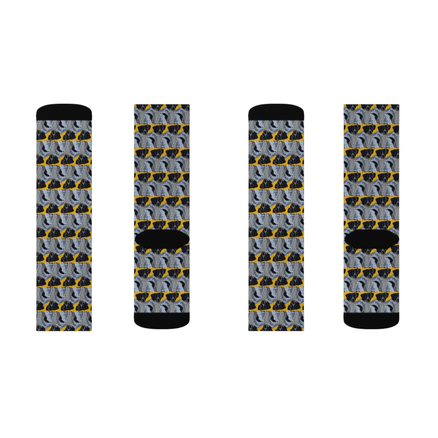 BokeyCat Sublimation Socks. (Chloe Collection)