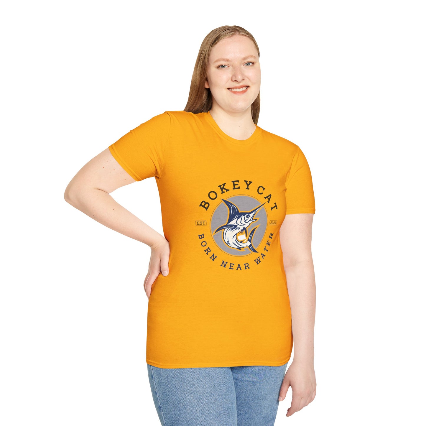 BokeyCat Unisex Softstyle T-Shirt.