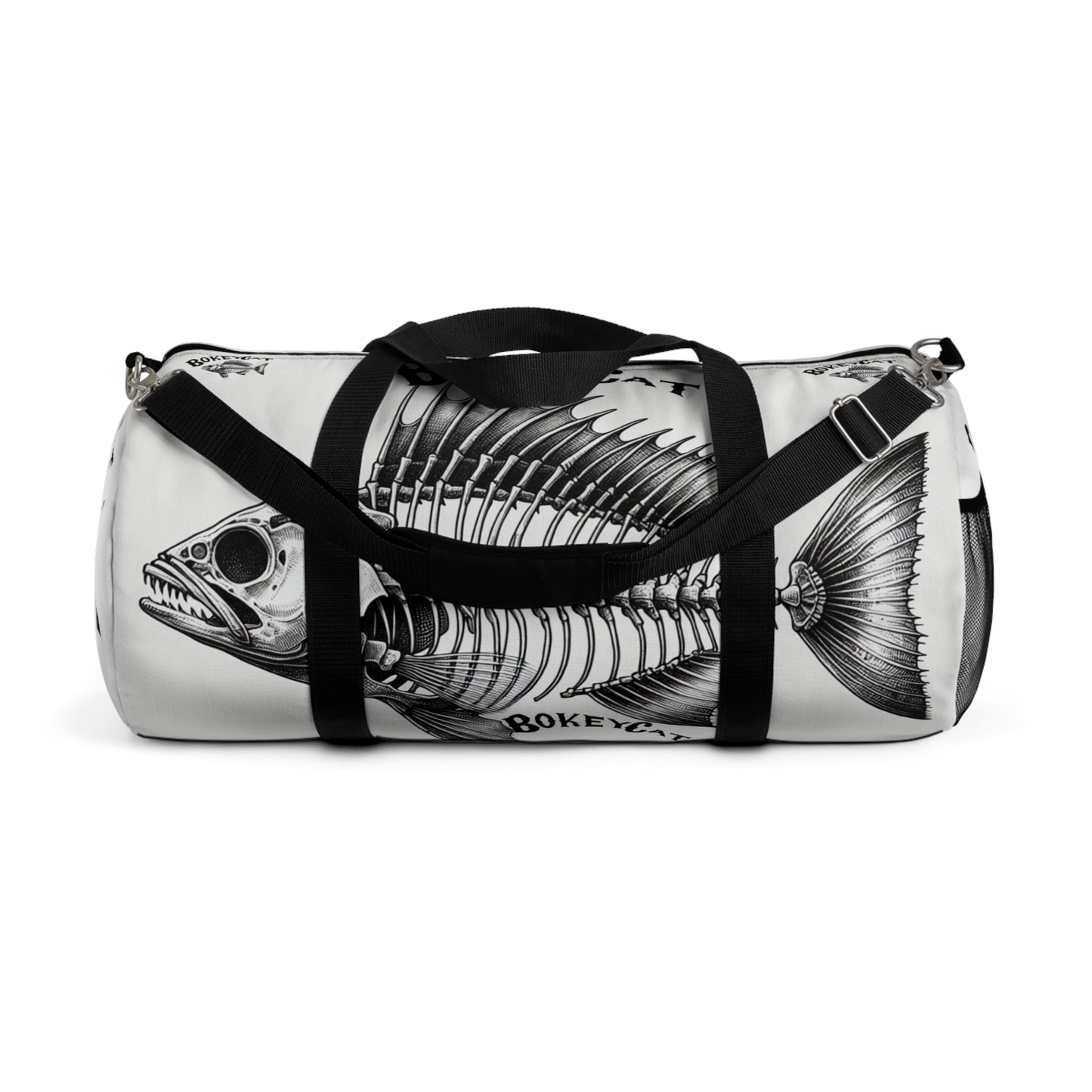 BokeyCat Bones Duffel Bag, Gym Bag, Fishing Gear Bag