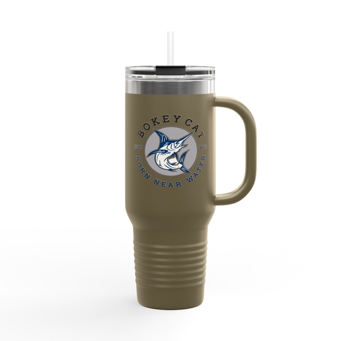 BokeyCat Insulated Travel Mug, 40oz