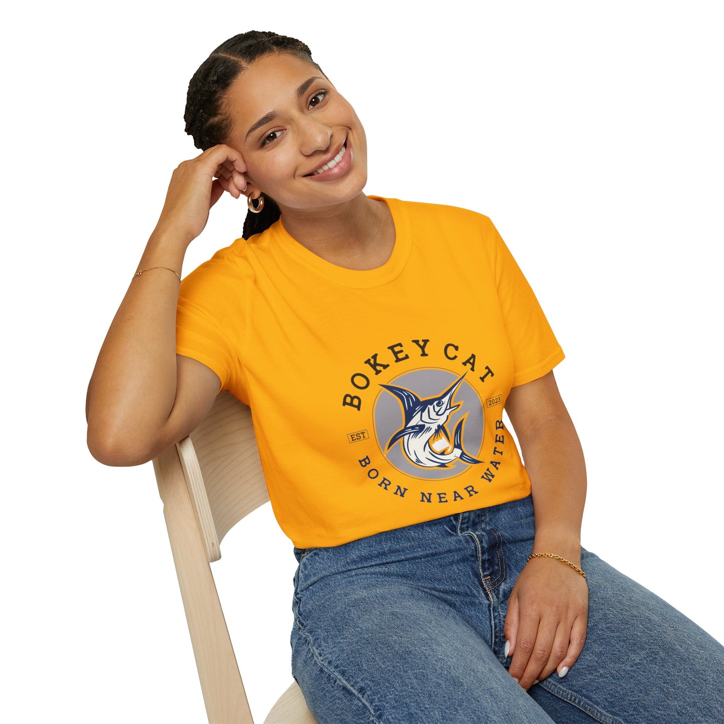 BokeyCat Unisex Softstyle T-Shirt.