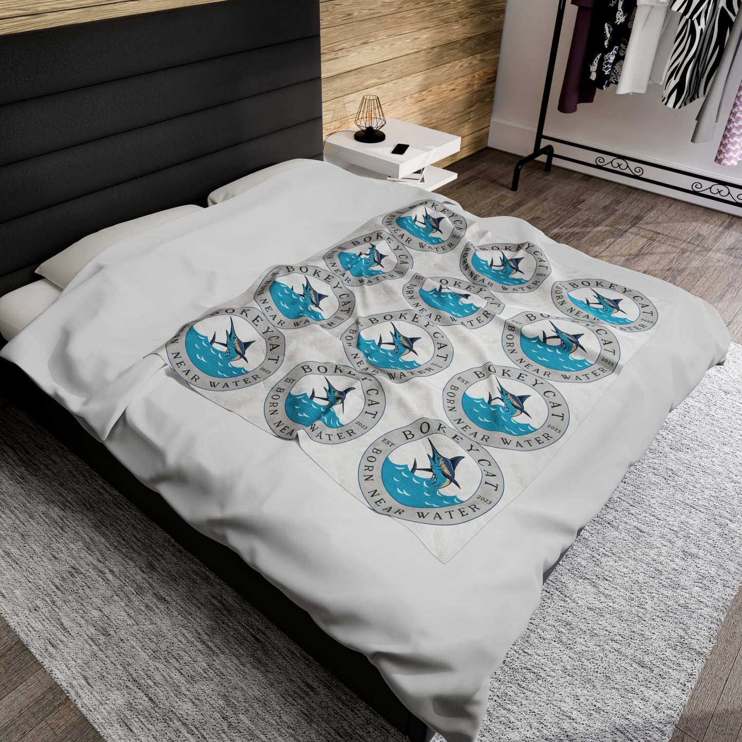 BokeyCat Velveteen Plush Blanket