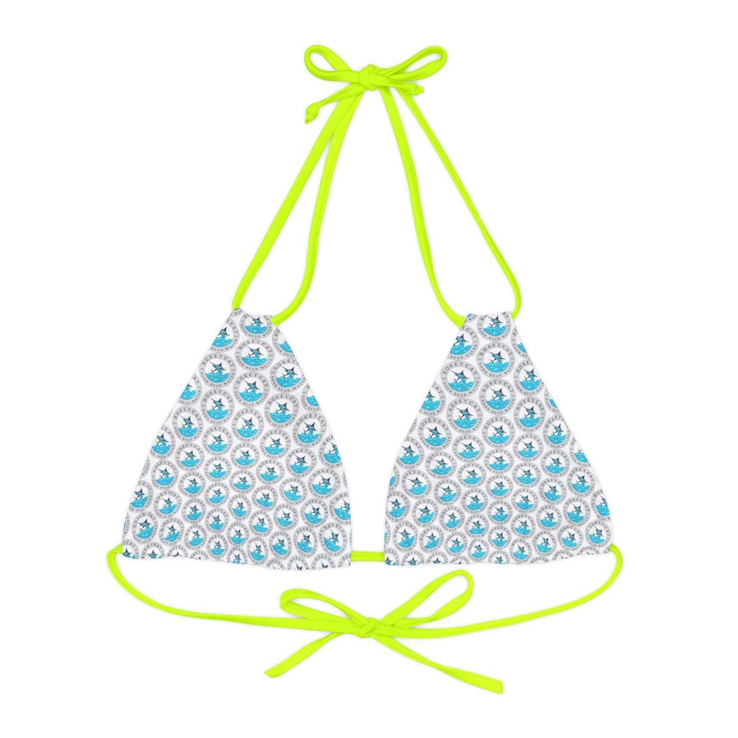 BokeyCat Bokini. strappy triangle bikini top