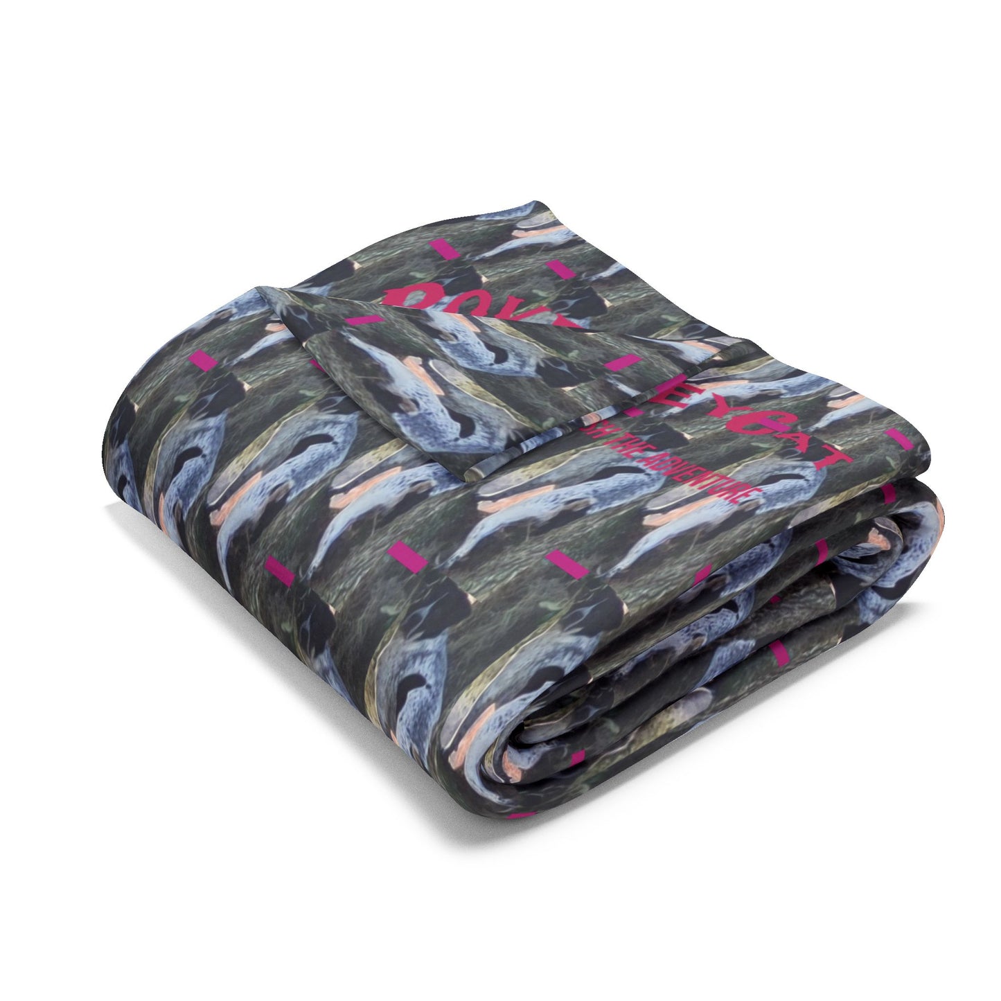 BokeyCat Arctic Fleece Blanket. (Chloe Collection)