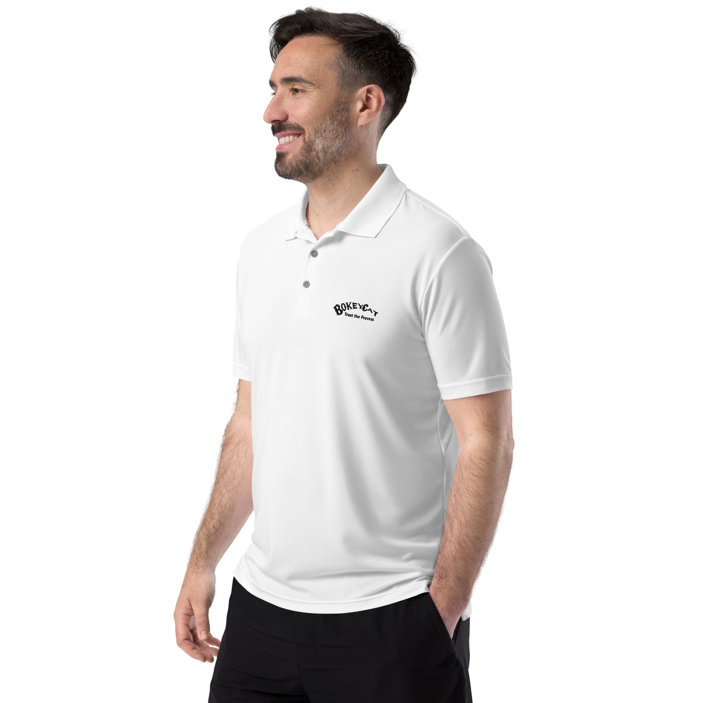 BokeyCat adidas performance polo shirt