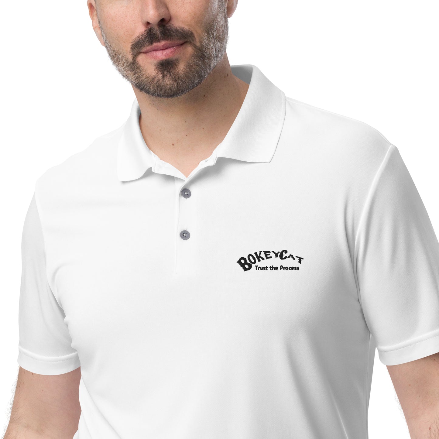 BokeyCat adidas performance polo shirt