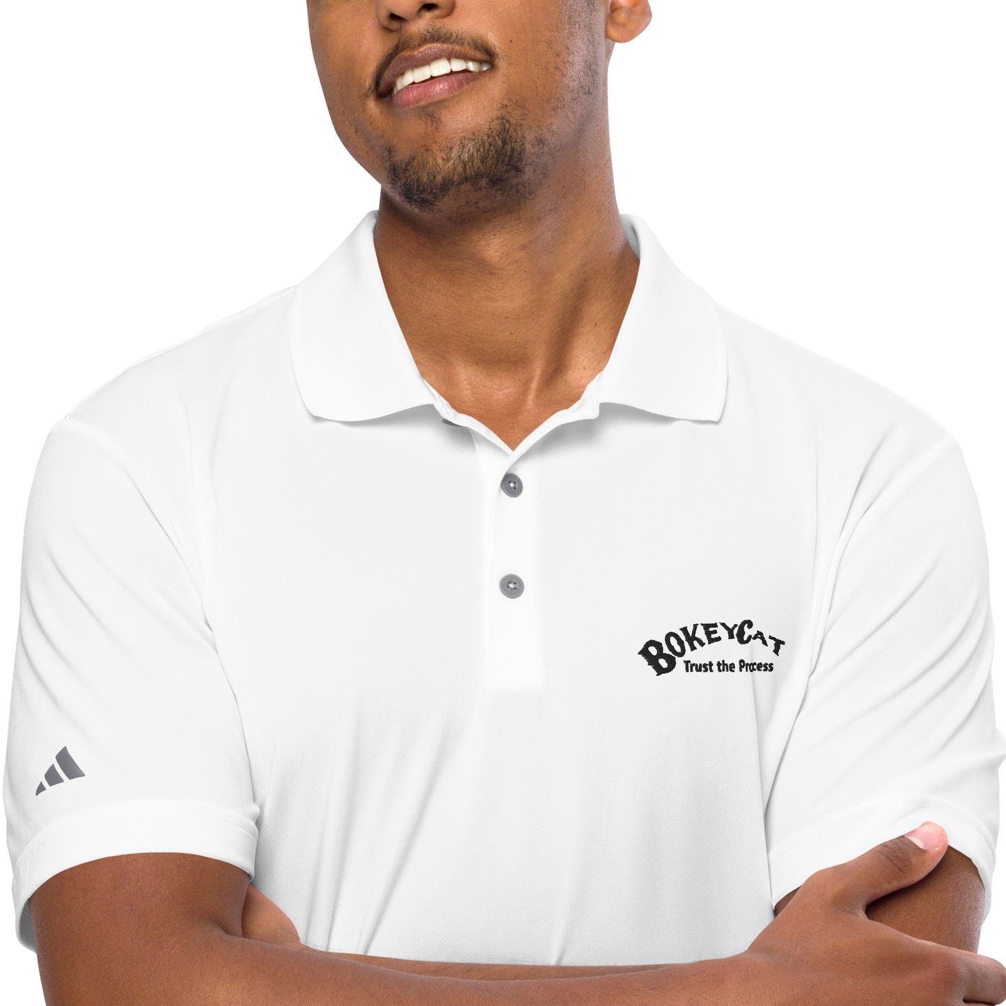 BokeyCat adidas performance polo shirt