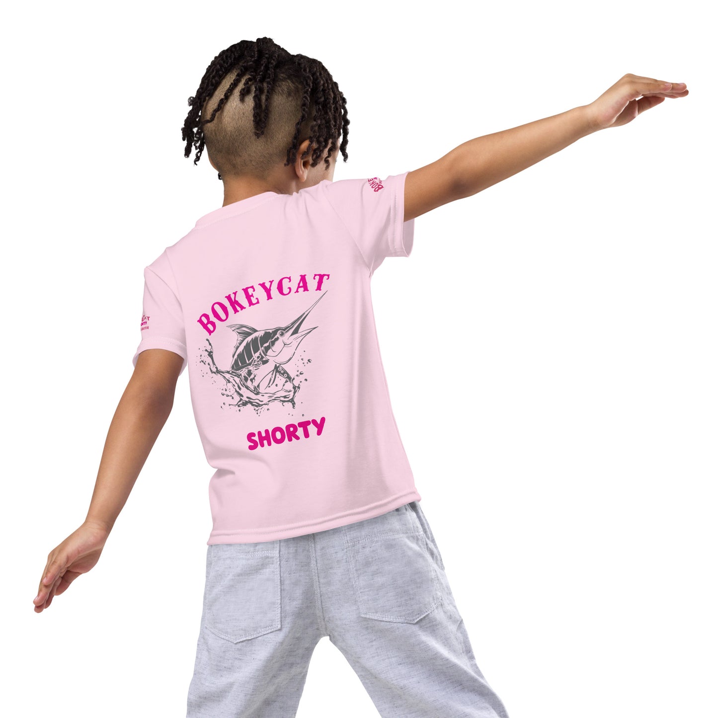 BokeyCat Kids crew neck t-shirt (Shorty)