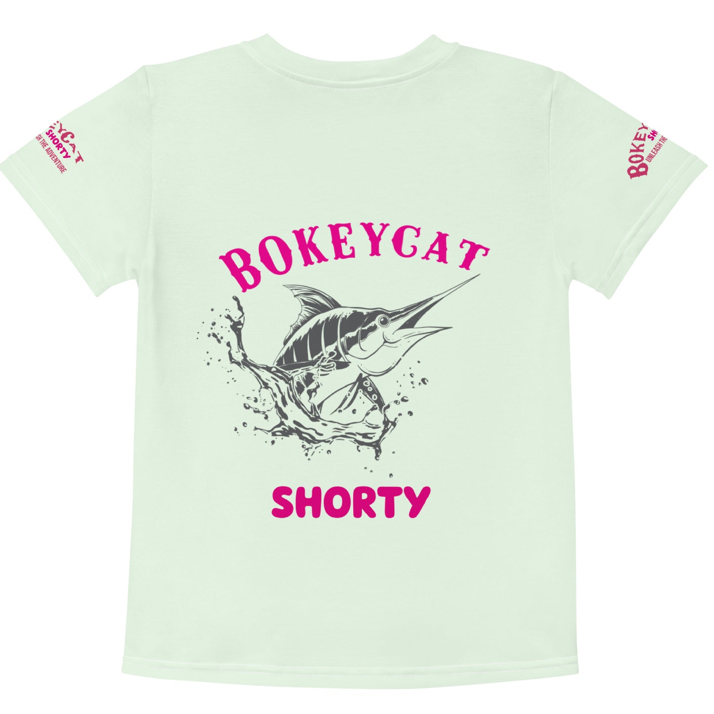 BokeyCat Kids crew neck t-shirt. (Shorty)