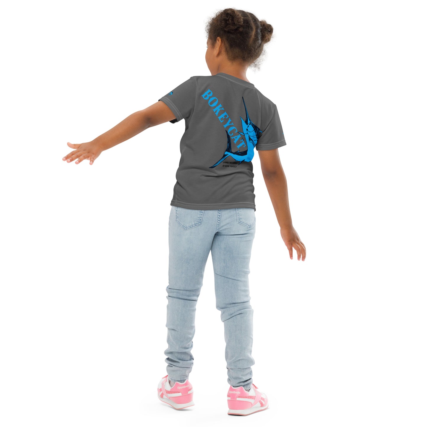 BokeyCat kids crew neck t-shirt