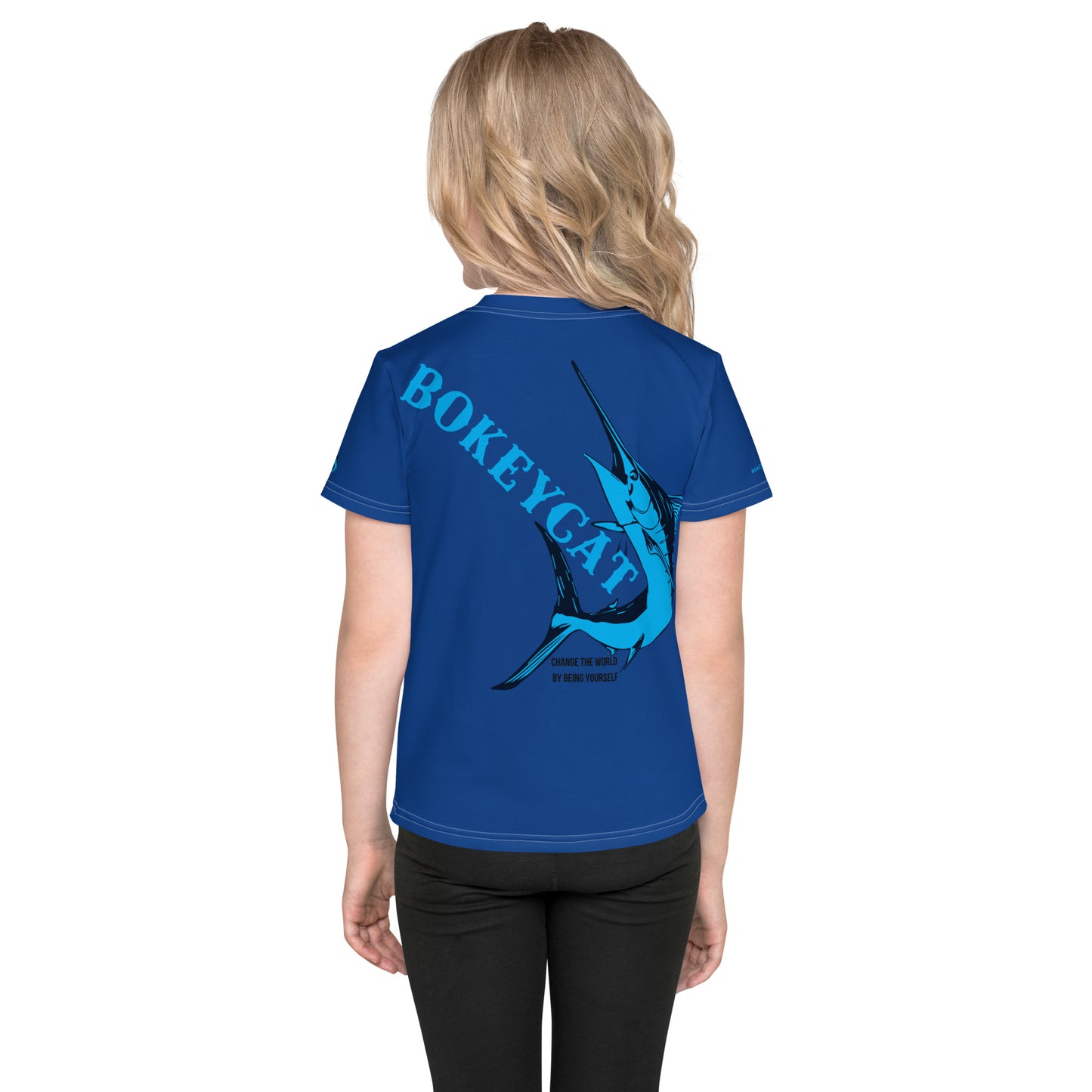 BokeyCat kids crew neck t-shirt