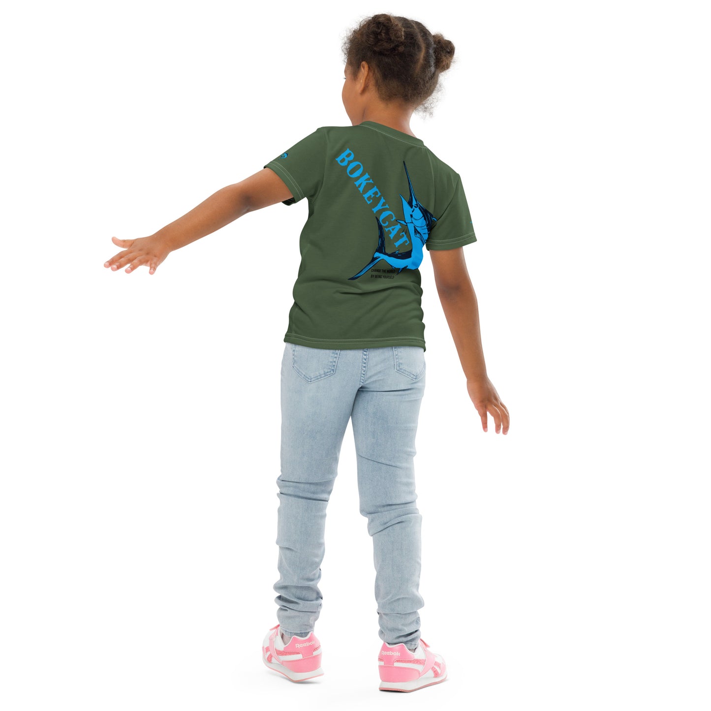 BokeyCat kids crew neck t-shirt
