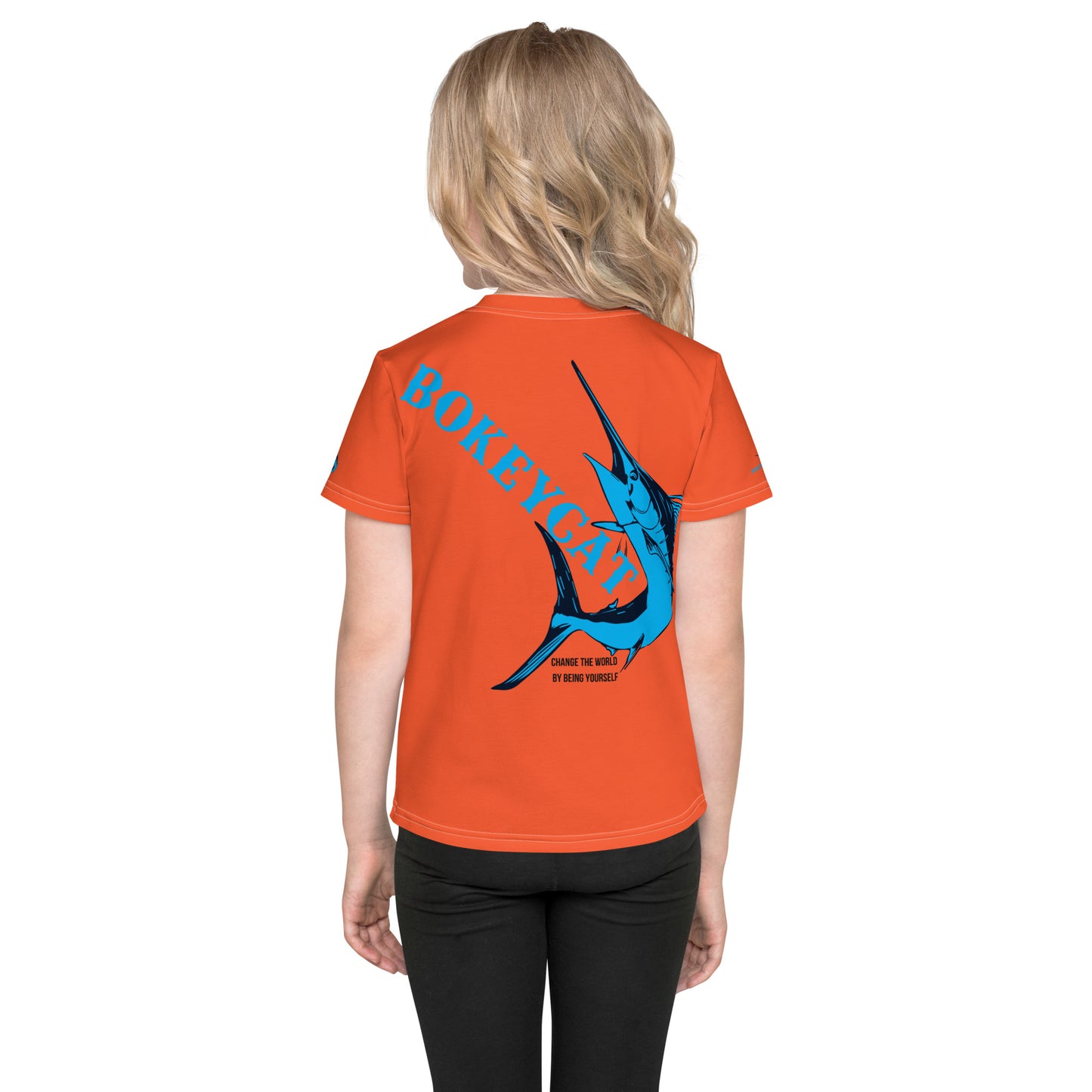 BokeyCat kids crew neck t-shirt