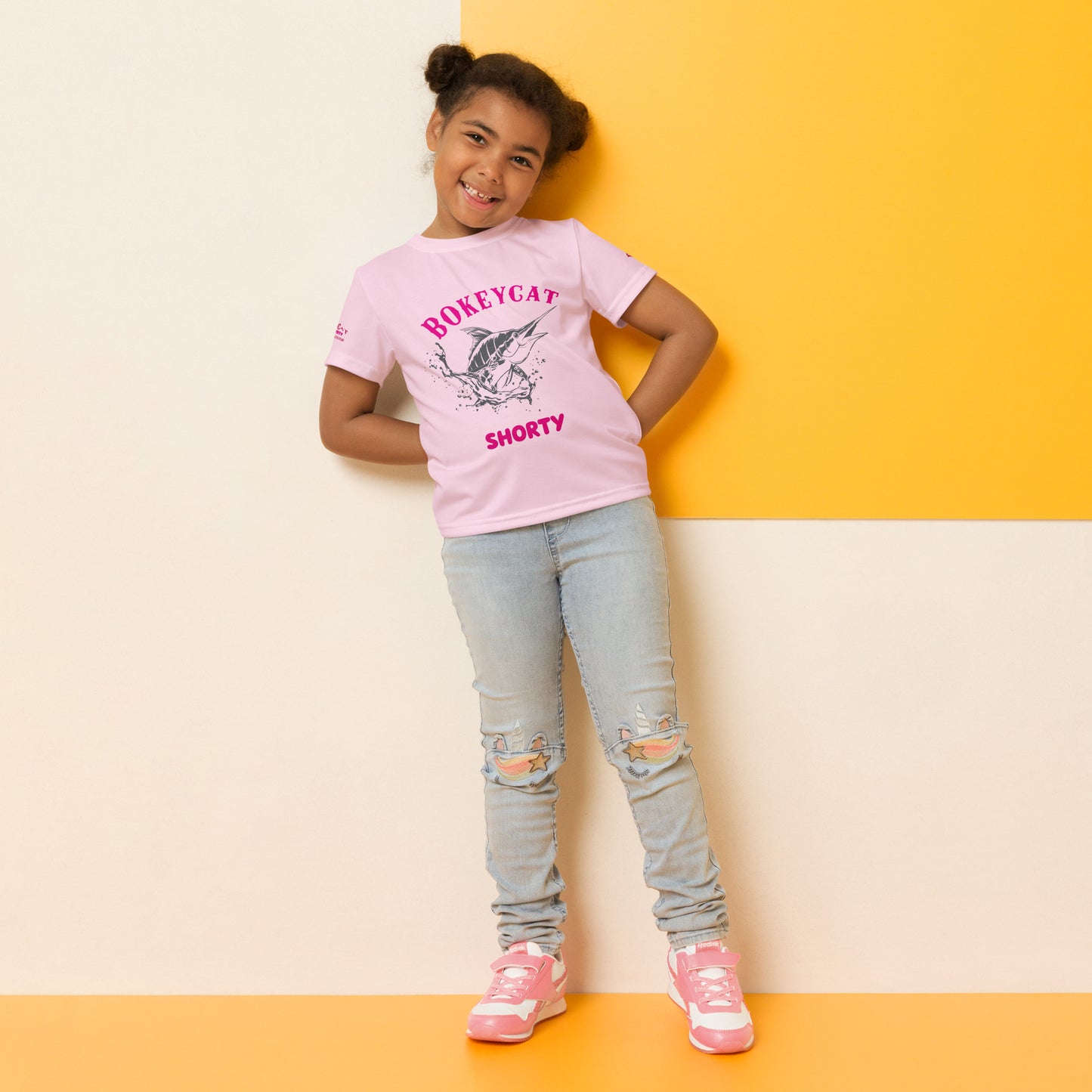 BokeyCat Kids crew neck t-shirt (Shorty)
