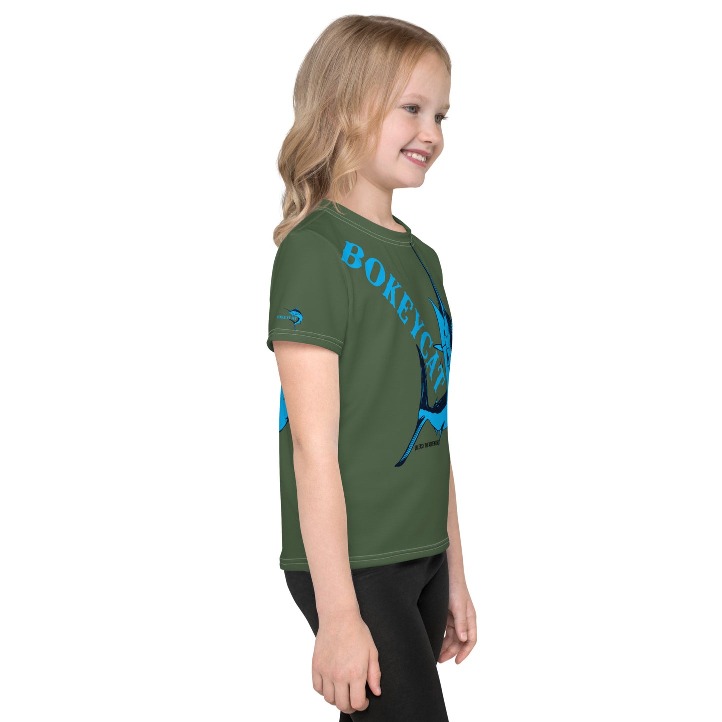 BokeyCat kids crew neck t-shirt