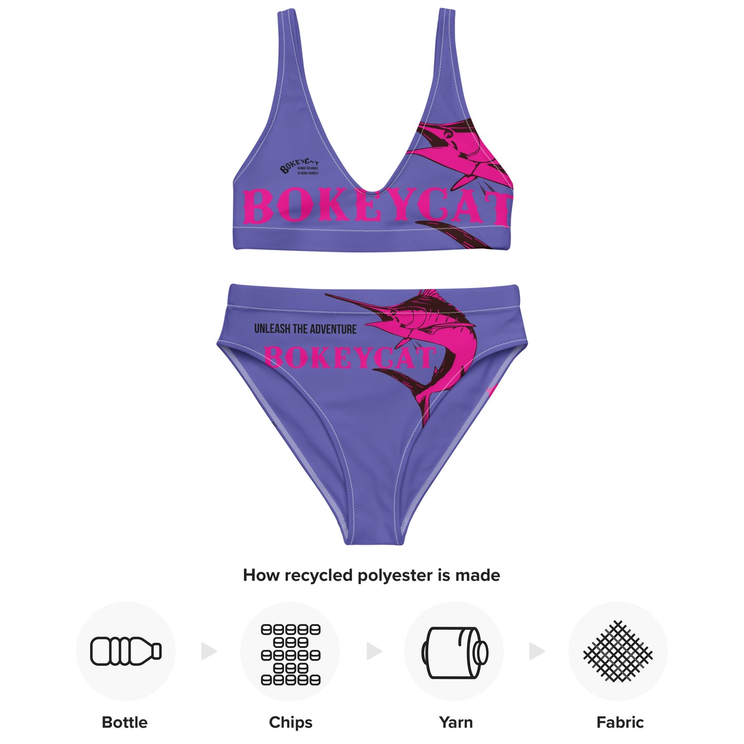 BokeyCat Bokini high-waisted bikini