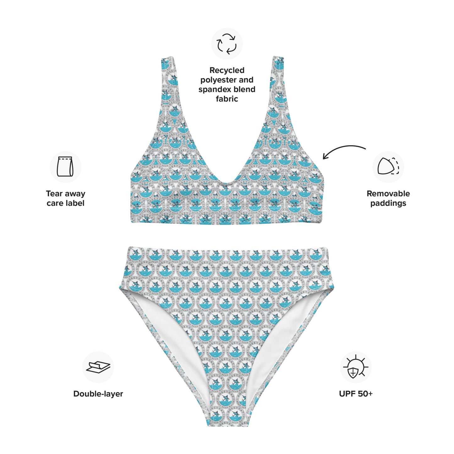 BokeyCat Bokini high-waisted bikini