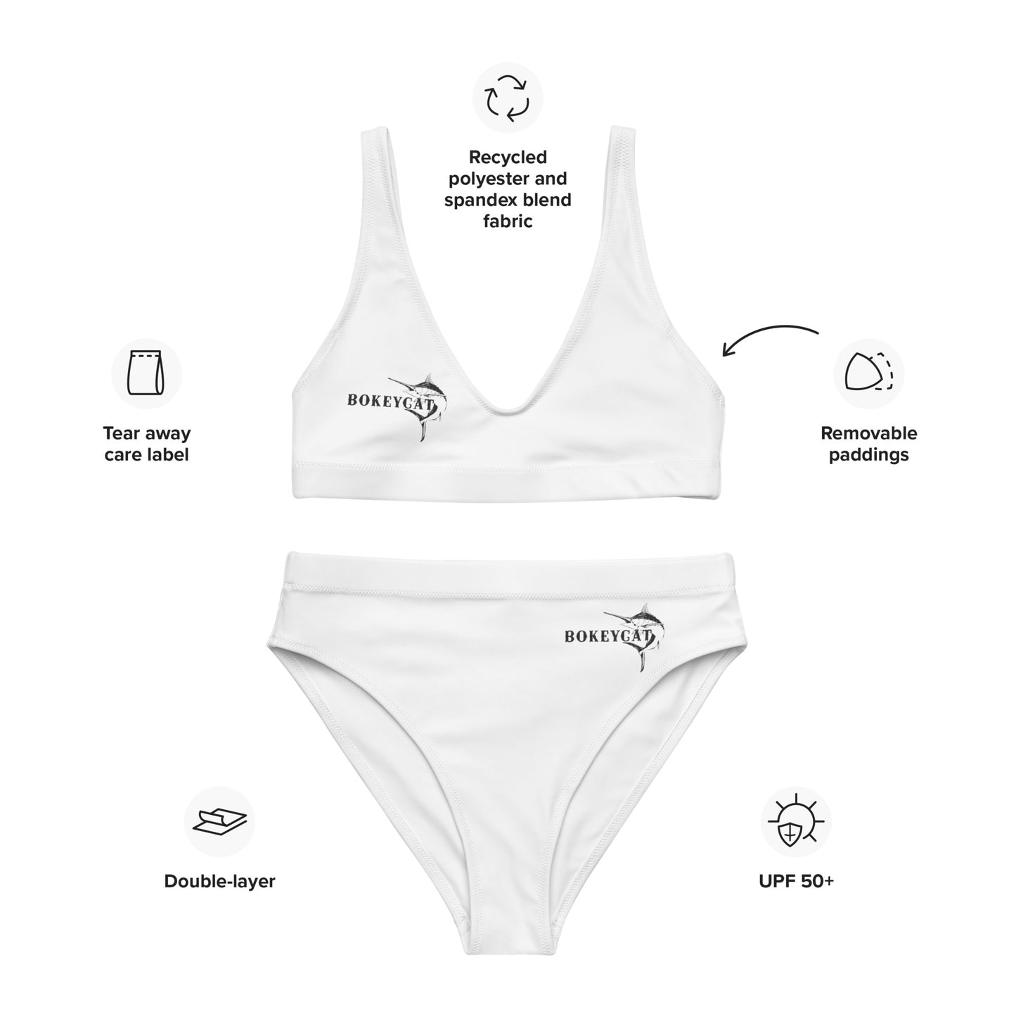 BokeyCat Bokini high-waisted bikini