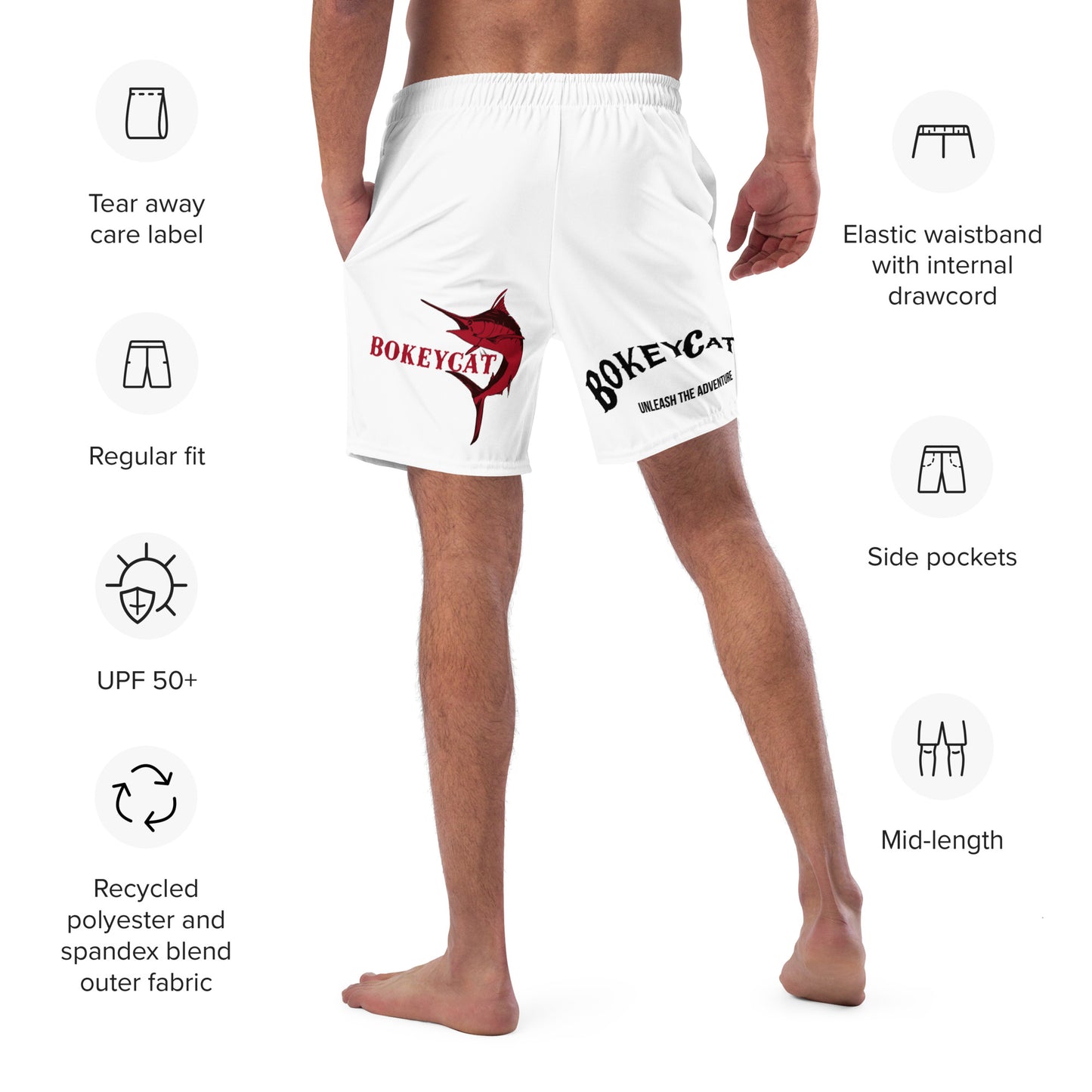 BokeyCat Swim Trunks