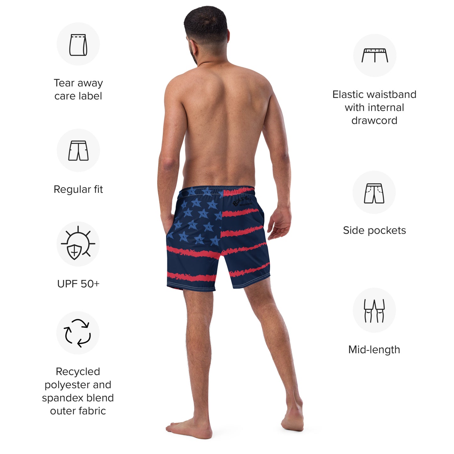 BokeyCat Swim Trunks