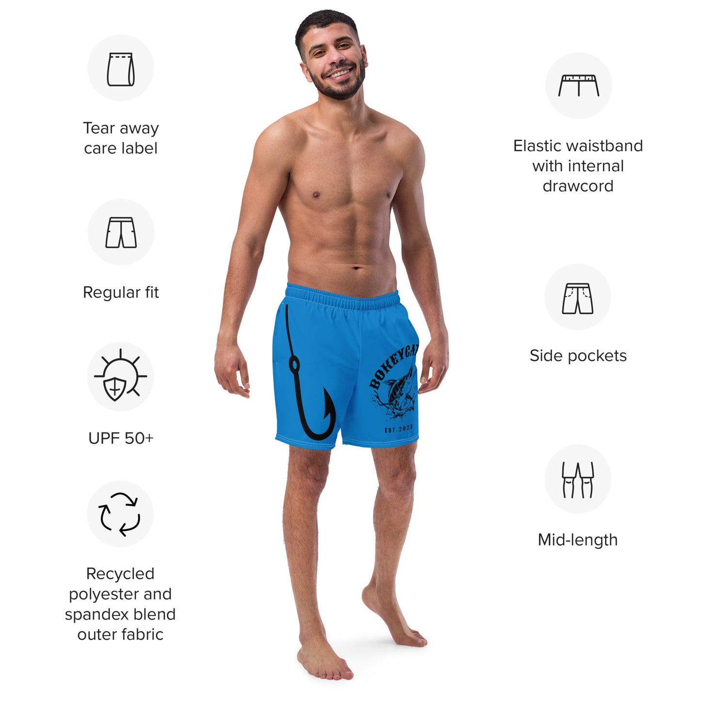 BokeyCat Swim Trunks