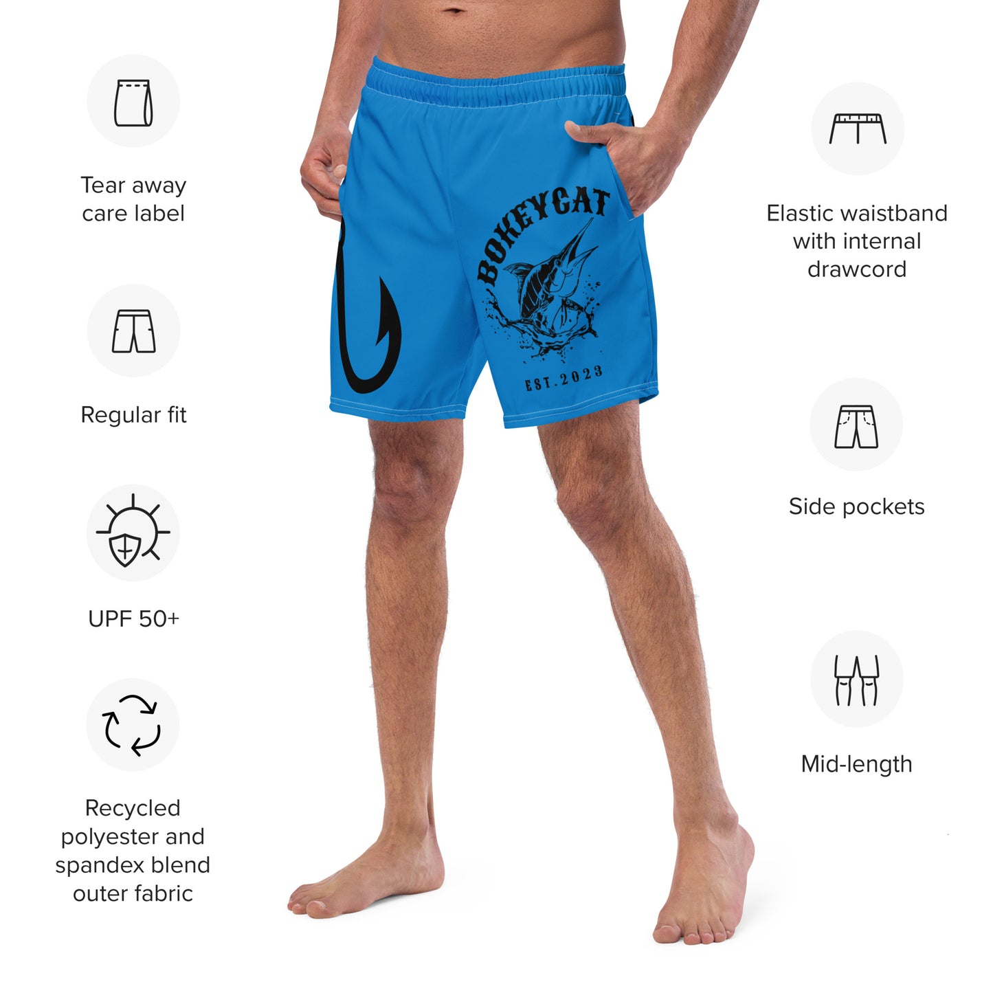 BokeyCat Swim Trunks