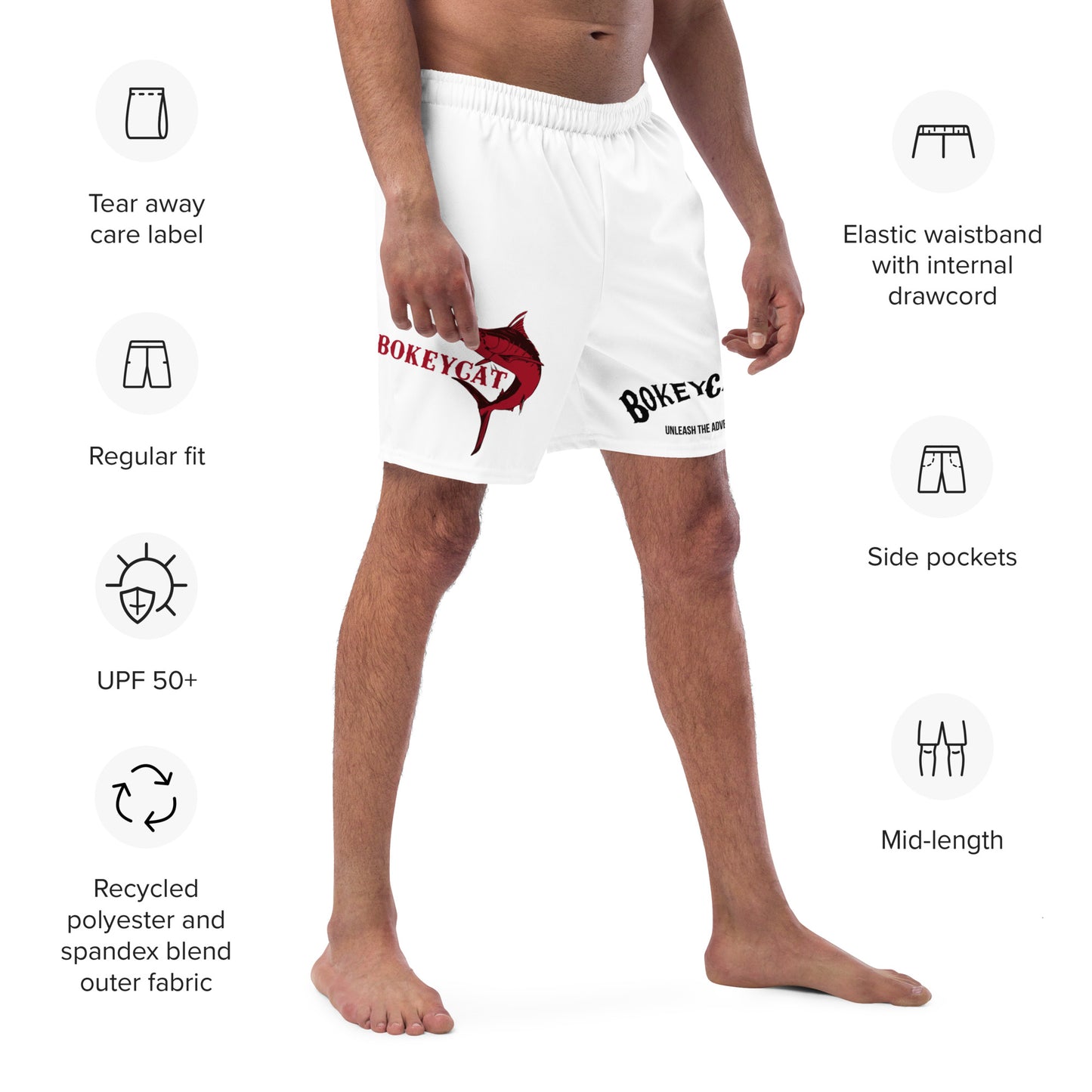 BokeyCat Swim Trunks