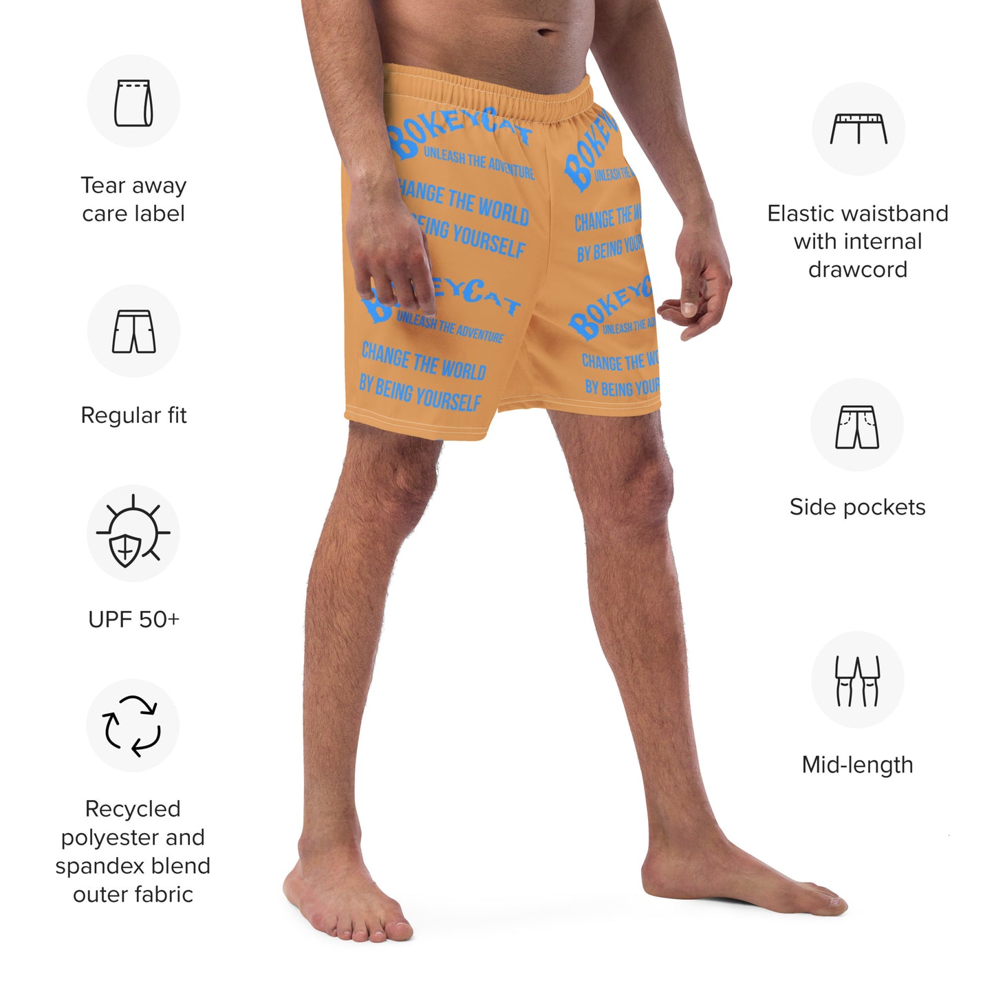 BokeyCat. Swim Trunks