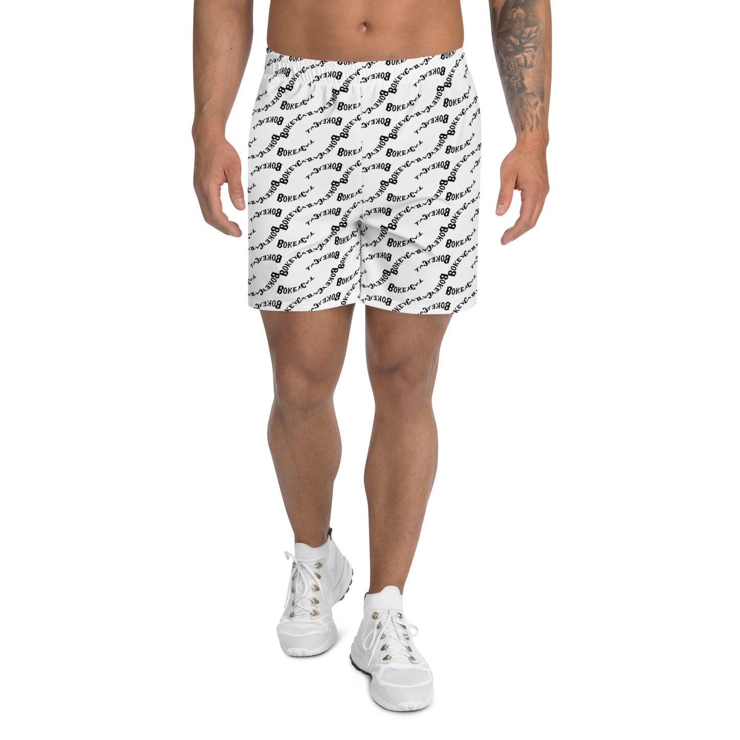 BokeyCat Unisex Athletic Long Shorts