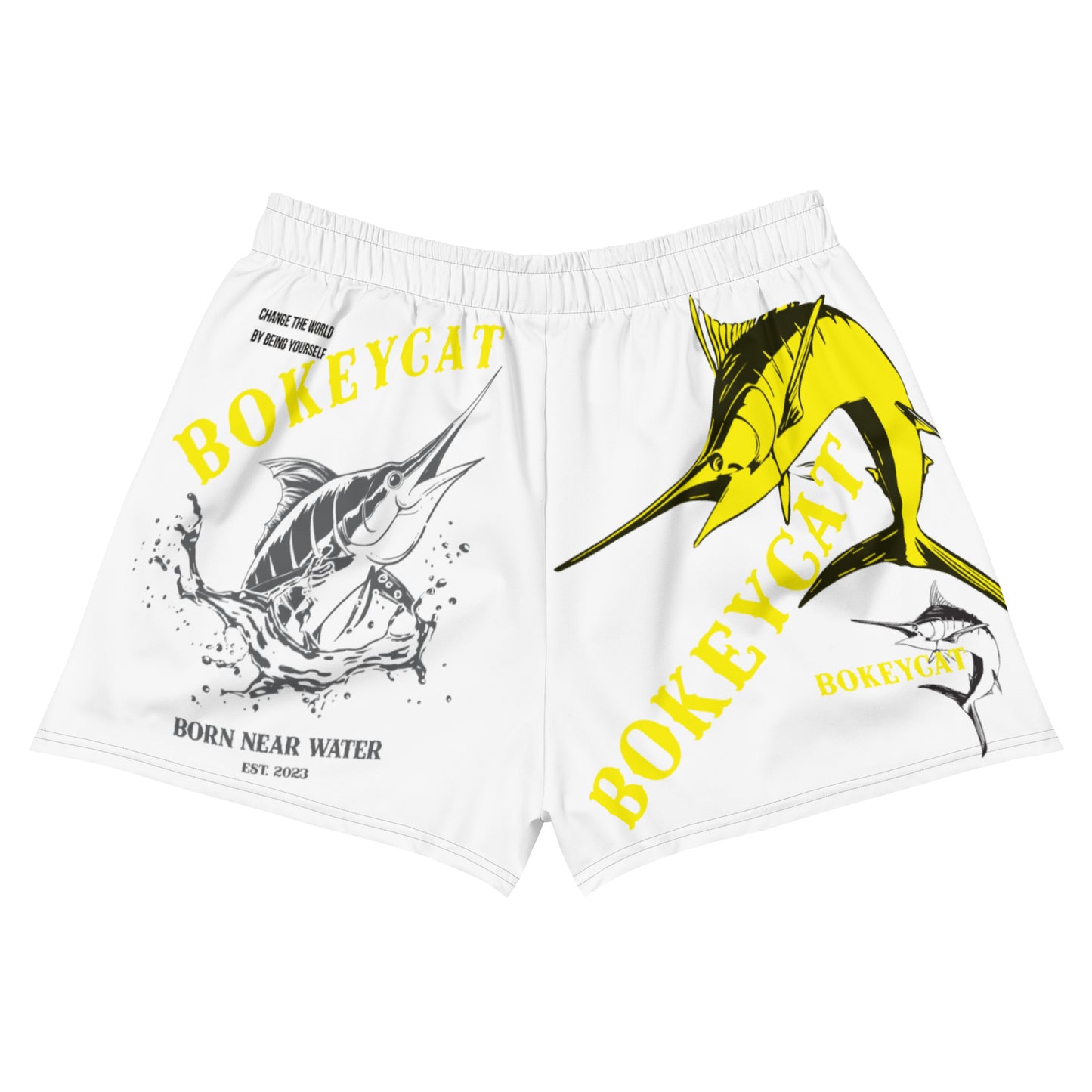 BokeyCat Unisex Athletic Shorts